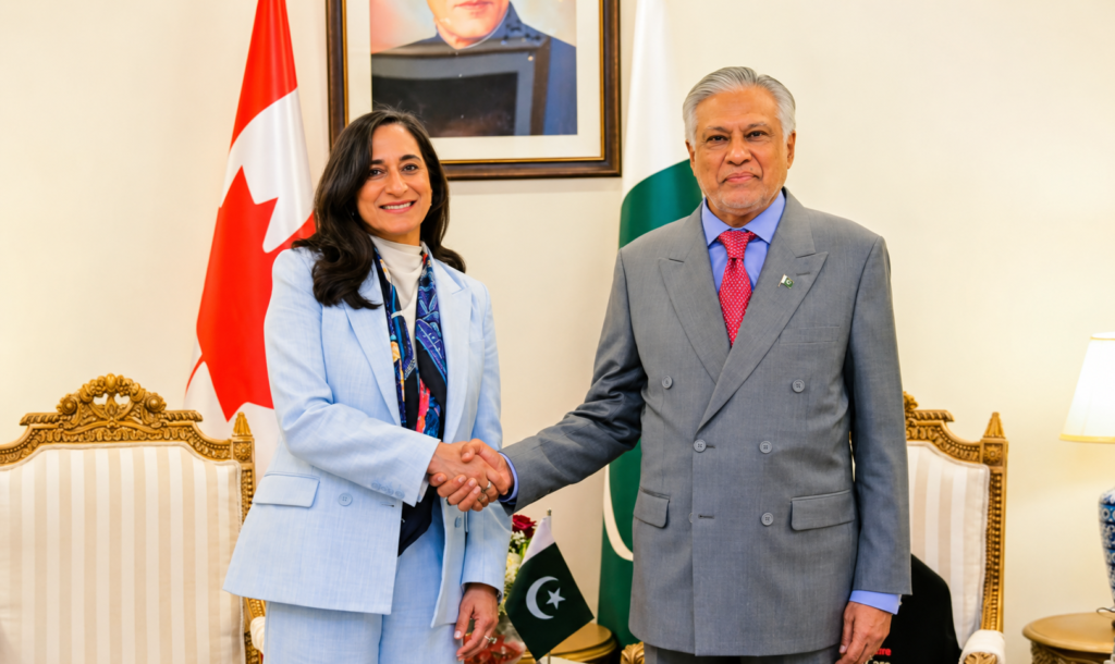 Canadian Foreign Minister Anita Anand Arrives in Pakistan for Official Visit