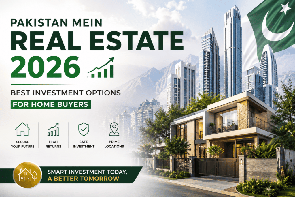 Pakistan Mein Real Estate 2026 - Best Investment Options for Home Buyers