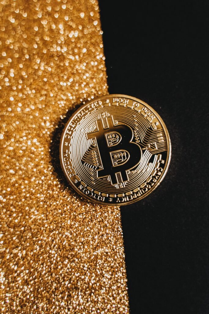Close-up of a Bitcoin coin representing the Bitcoin Clarity Act price rally in August 2026