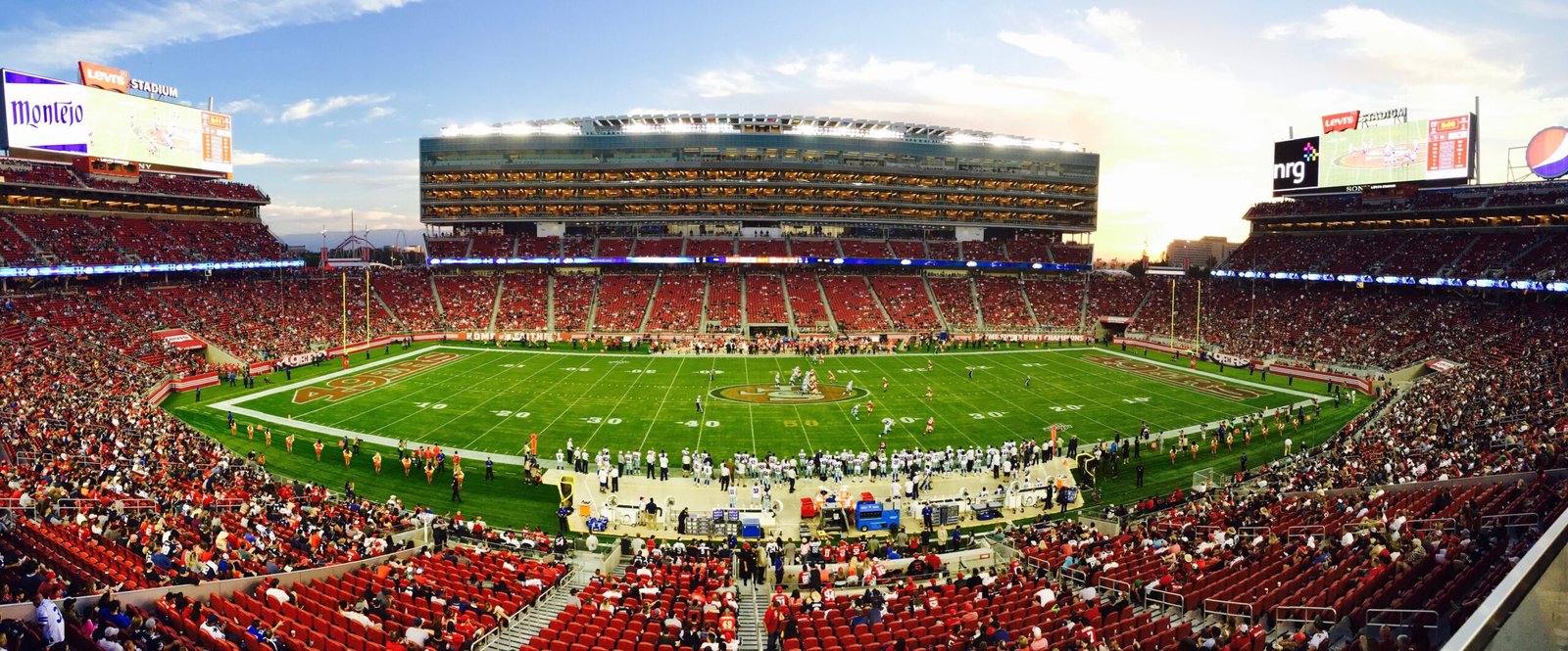 Why billionaires buy sports teams: packed NFL stadium showing live sports demand AI cannot replace