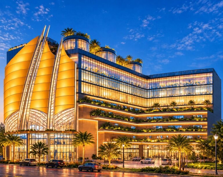 Amazon Outlet Mall Islamabad at night